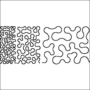 (image for) Small Medium and Large Meanders-L00812